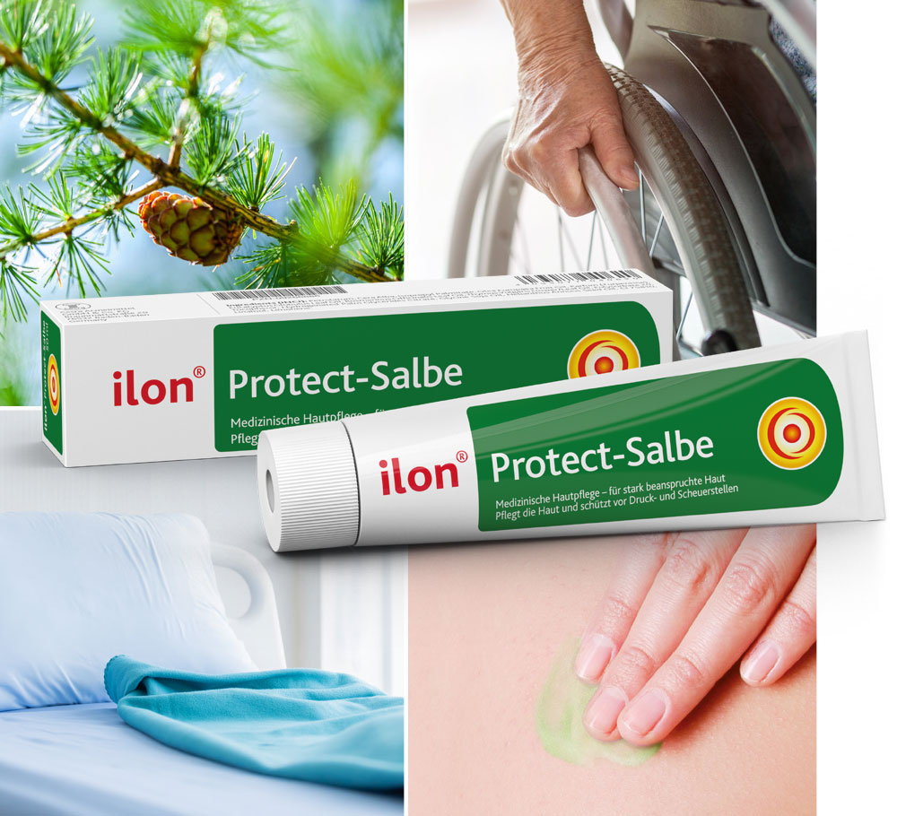 ilon Protect-Salbe - Wundliegen und Wundreiben im Pflegebereich