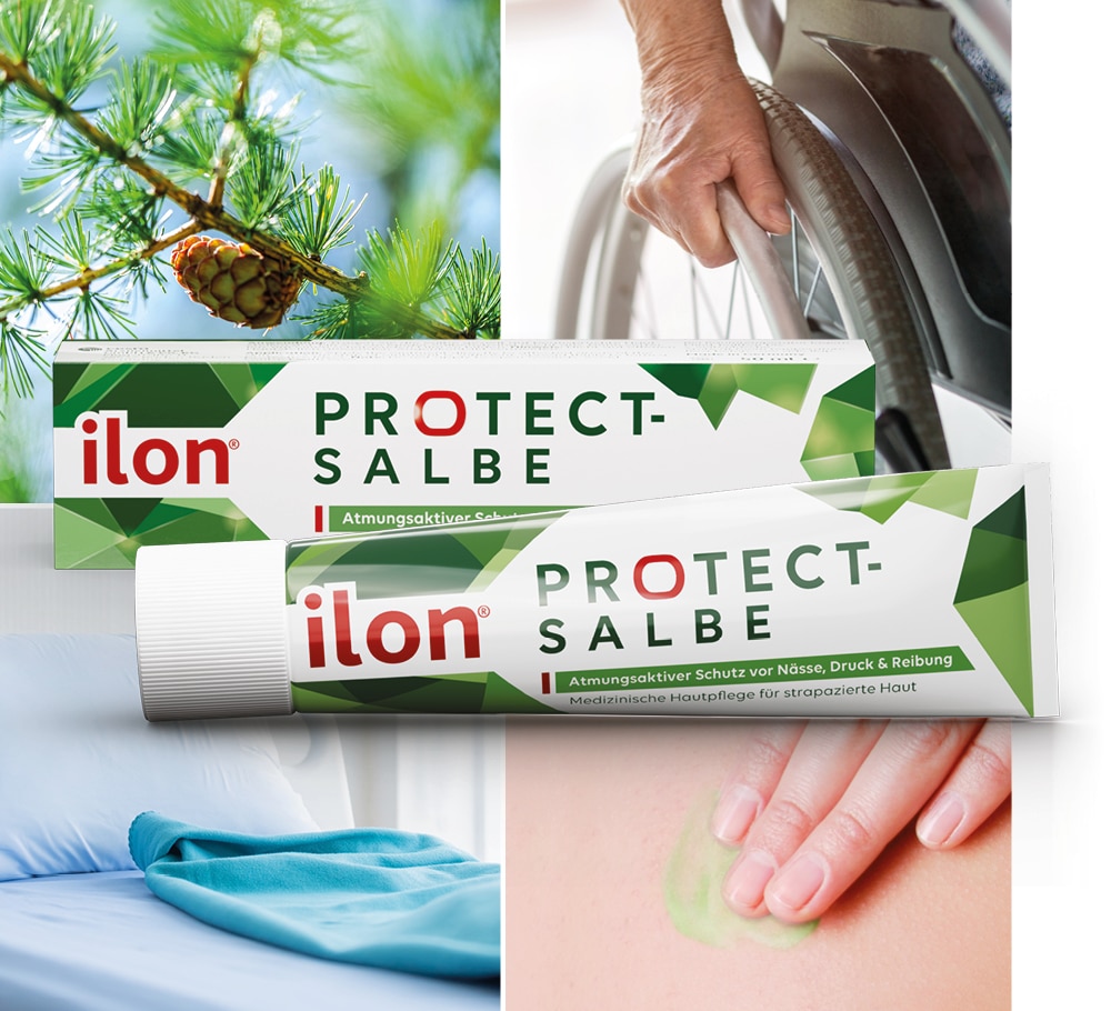 ilon Protect-Salbe - Wundliegen und Wundreiben im Pflegebereich