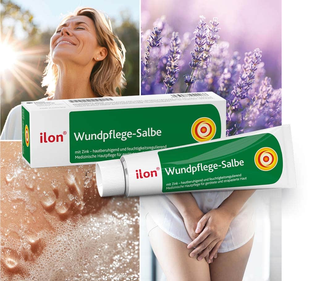 medizinische Hautpflege bei strapazierter und wunder Haut